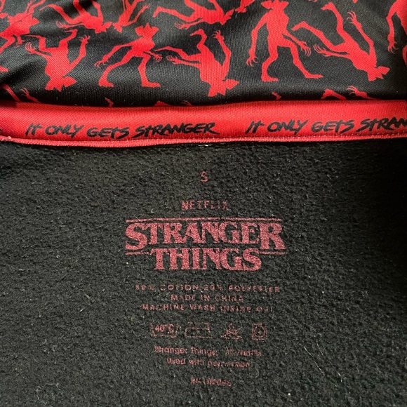 Netflix stranger things Demogorgon zip up hoodie - Picture 11 of 17